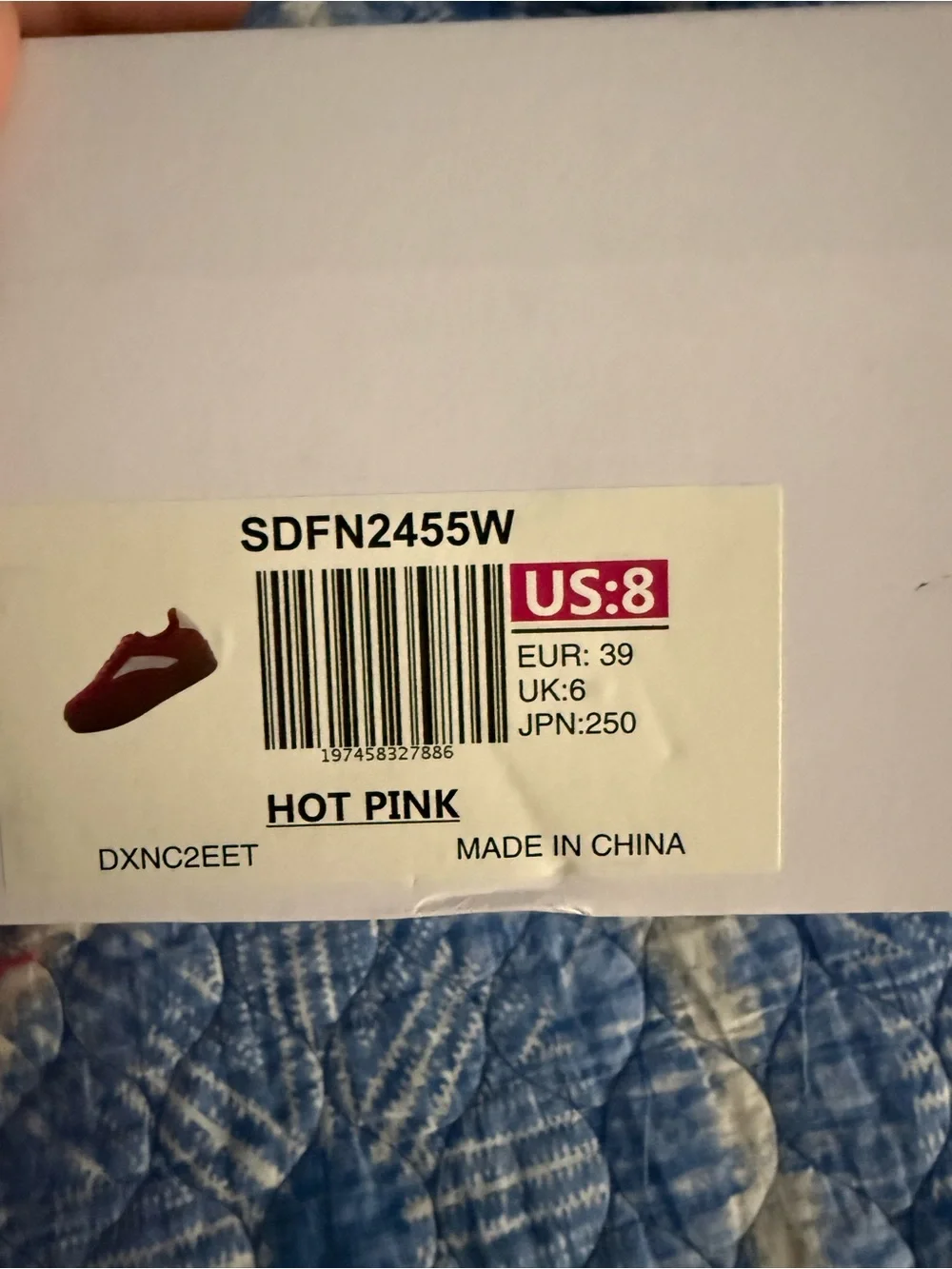 Dream Pairs Hot Pink and White Women's Retro Sneakers